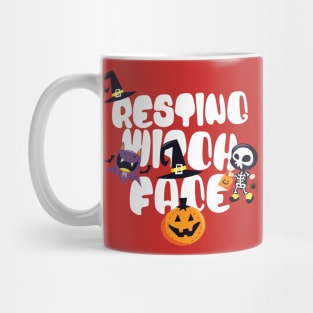 resting witch face Mug